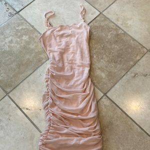 Pink cocktail dress